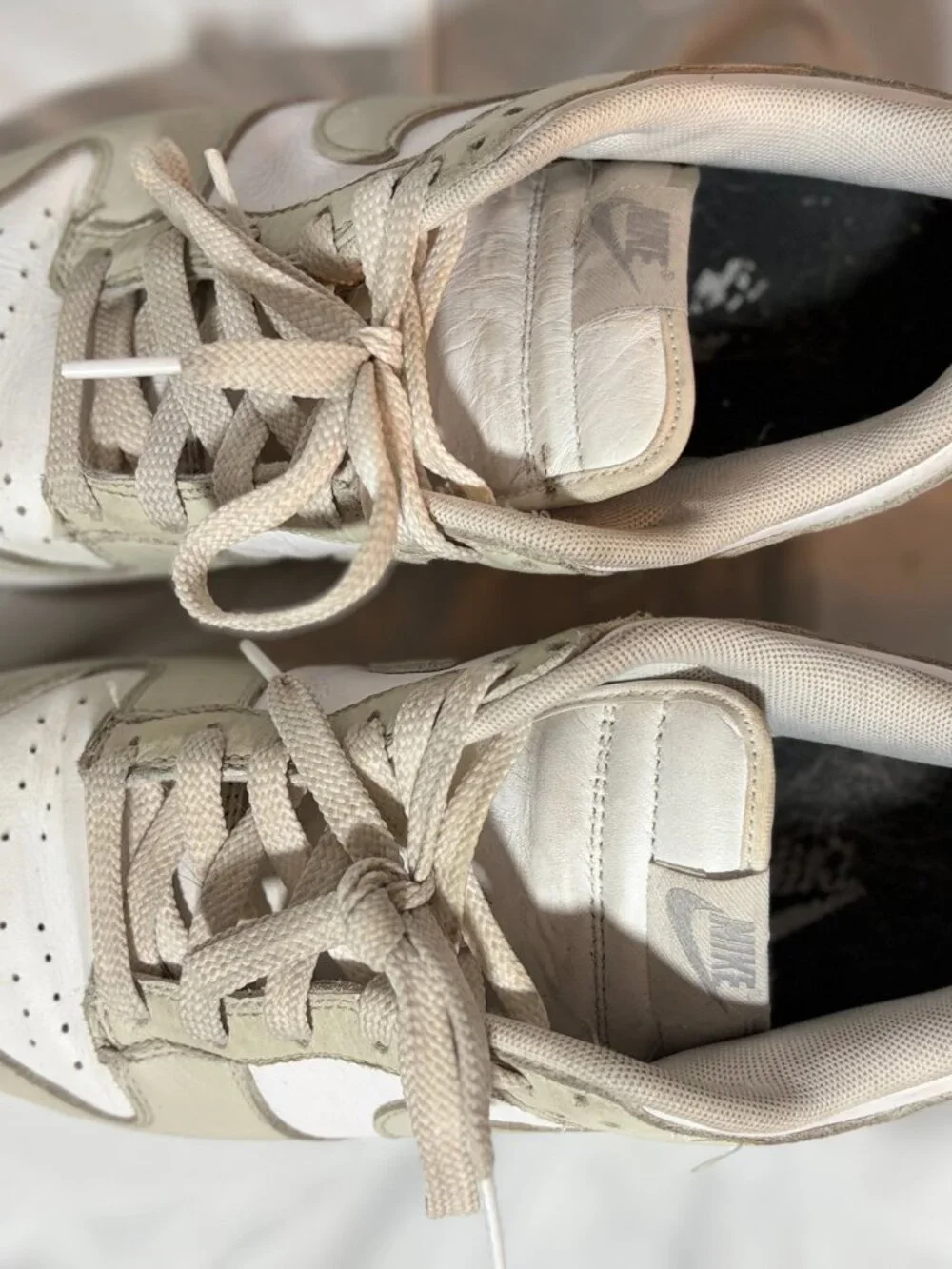 Nike Dunk Low By You Custom Beige/White Sz 9